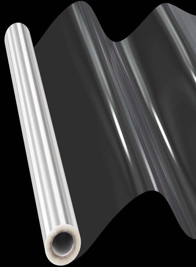 Vanhench Clear Cellophane Wrap, 16" x 100' 3Mil Thick Cellophane Wrap Roll for Gift Basket Treats Goodie Bouquet Flower Wrapping, Clear Plastic Wrap for Valentines Birthday Gifts, Easter Gift Wrapping for Eggs - Image 1